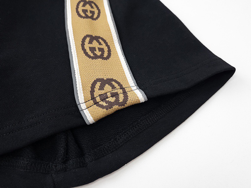 High Quality Women’s Gucci Side Strip Retro Logo Shorts in Black, Various Sizes - 图片 4