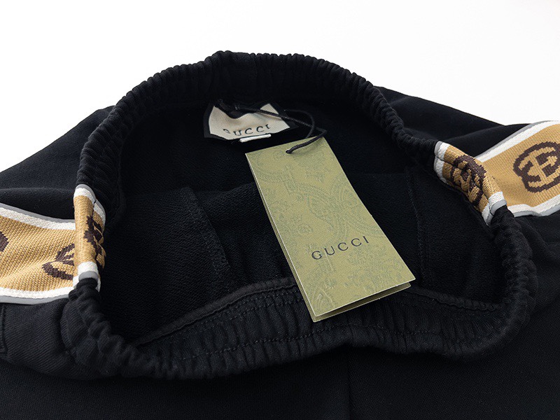 High Quality Women’s Gucci Side Strip Retro Logo Shorts in Black, Various Sizes - 图片 6