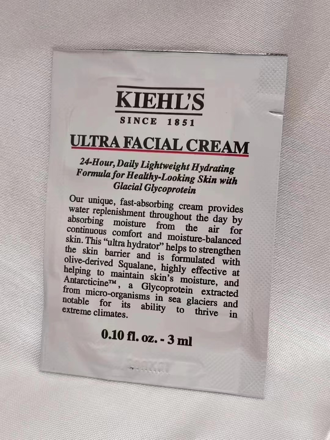 25. Crema Hidratante Intensa de Kiehl's 3ml/10 sobres 🔜 Versión Mingtong. ¡Alta calidad❗️ Nueva ventaja de suministro:…