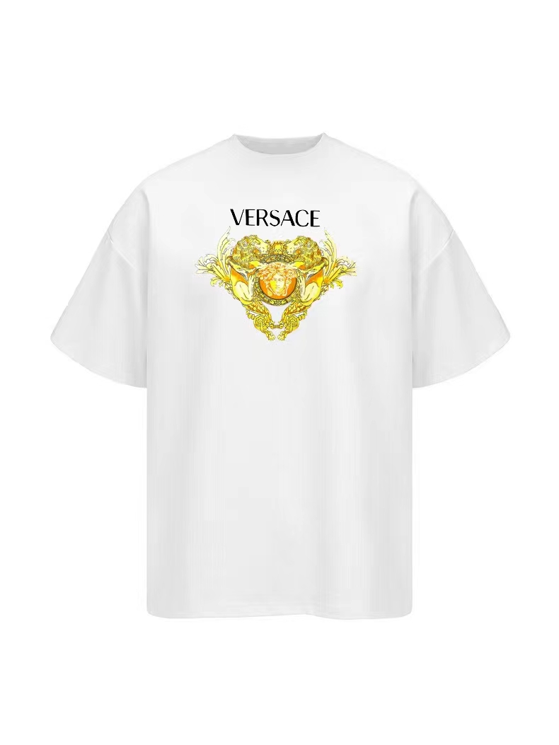 Versac* Versac* Edición limitada 2024 Camiseta de manga corta con estampado de Medusa de la antigua Grecia. Tela: algod…