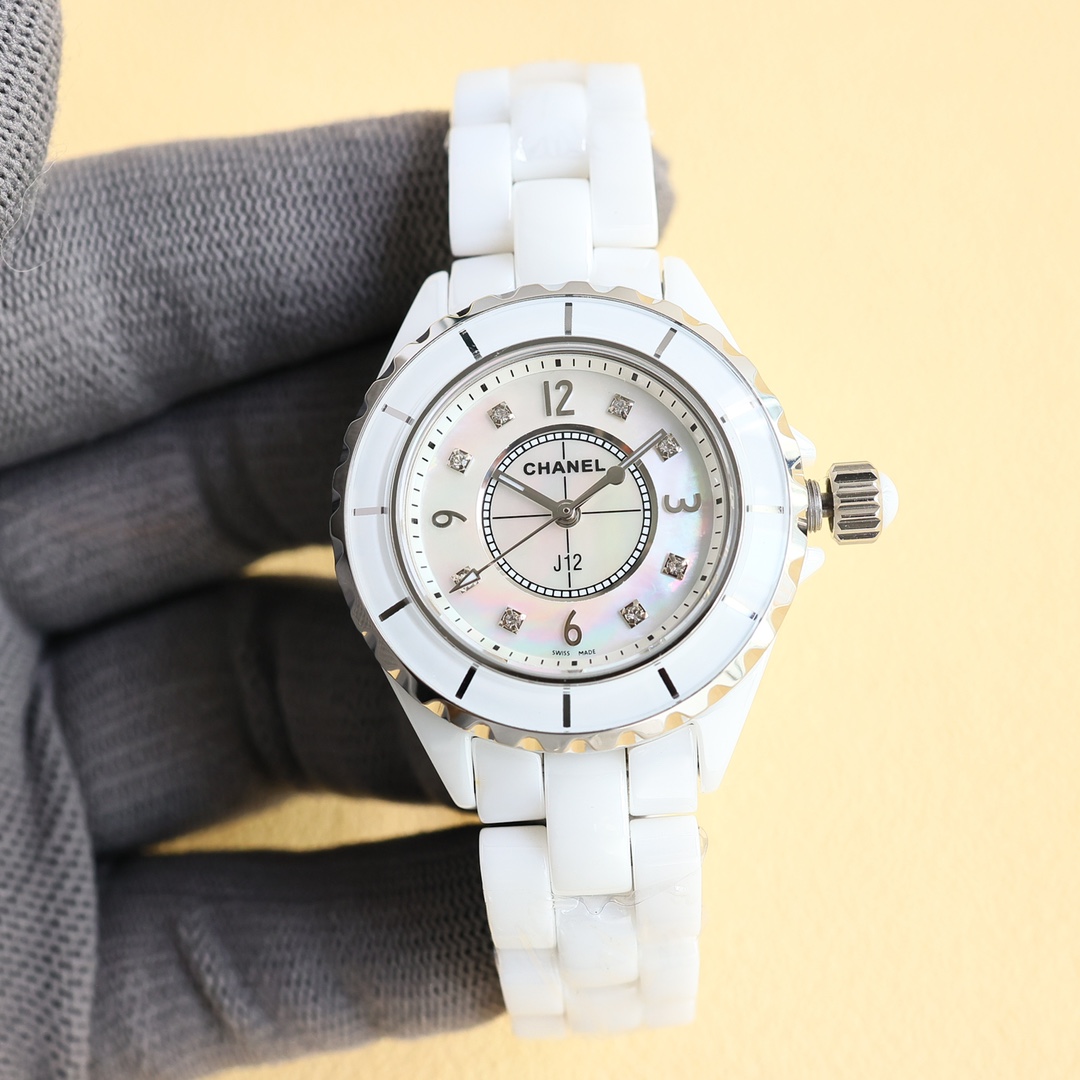 Harmonization 1550: Chanel J12 Series Swiss Watch with High-Tech Ceramics and Diamonds