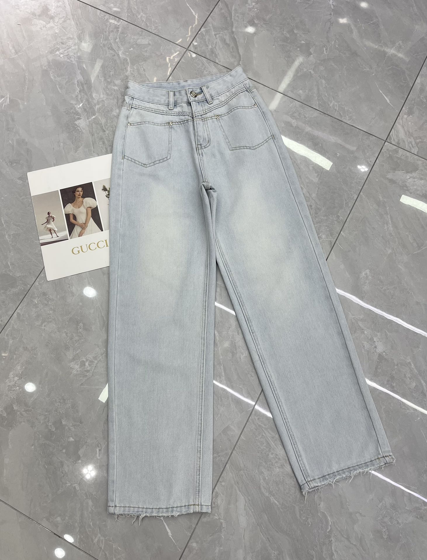 High-End Women’s Suit with Versac* Pants & 3D Tailored Skinny Jeans for Spring/Summer - 图片 1
