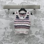 High Quality Customize
 Chanel Clothing Tank Tops&Camis Knitting
