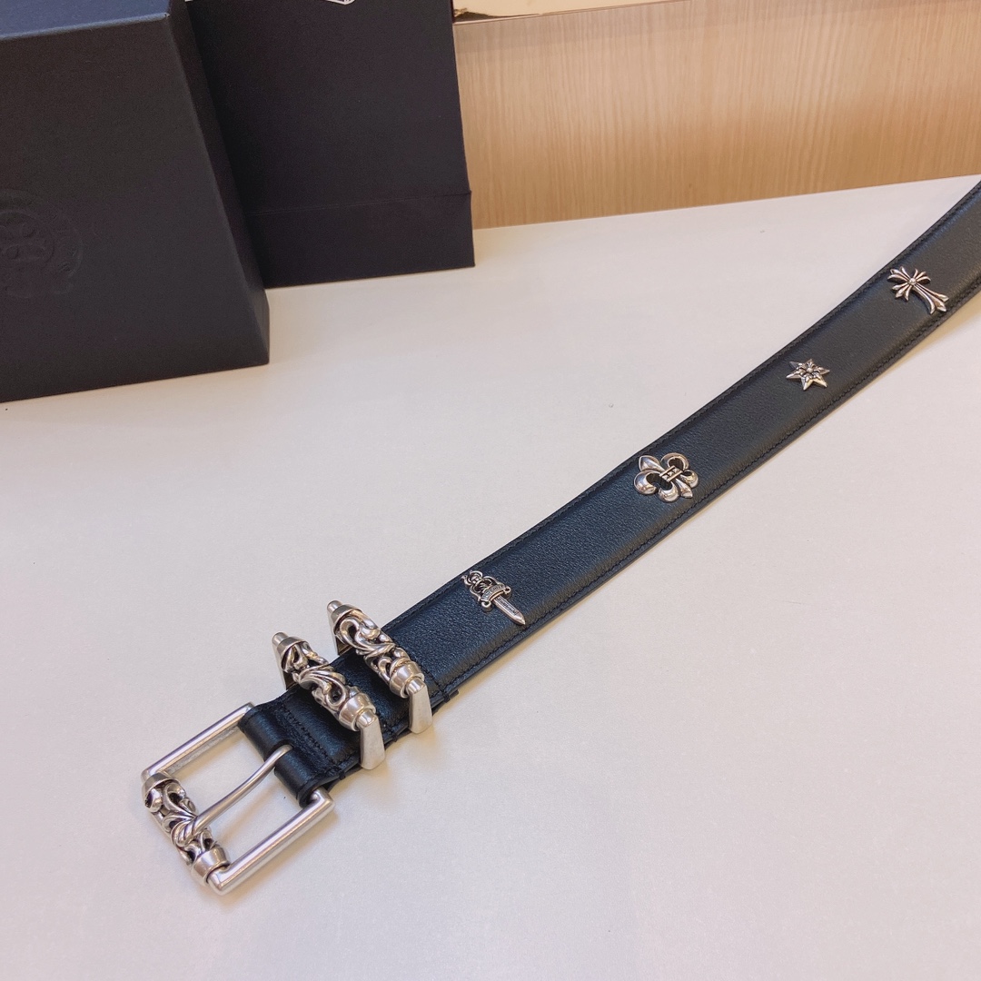 Review: Grade CrromeHearts Crocson Crust Precious Crust with 3.7cm Belt Width - 图片 3