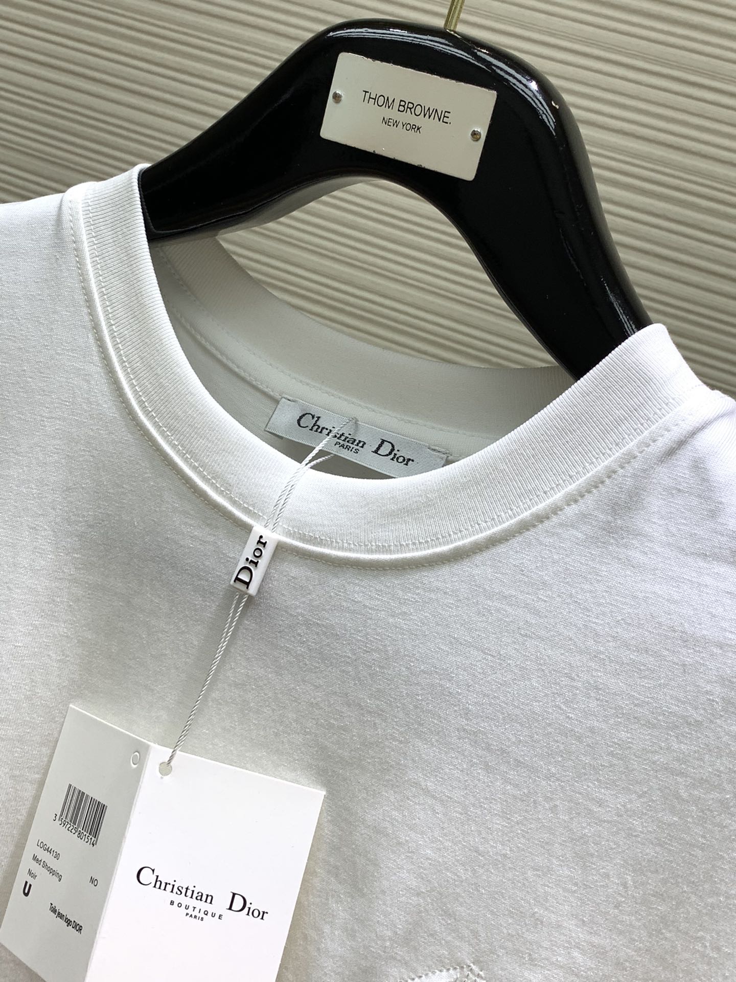 Dior迪奥2024初夏新品专柜同步有售简约时尚圆领短袖T恤原版进口面料舒适透气顶级车布工艺字母图案装饰