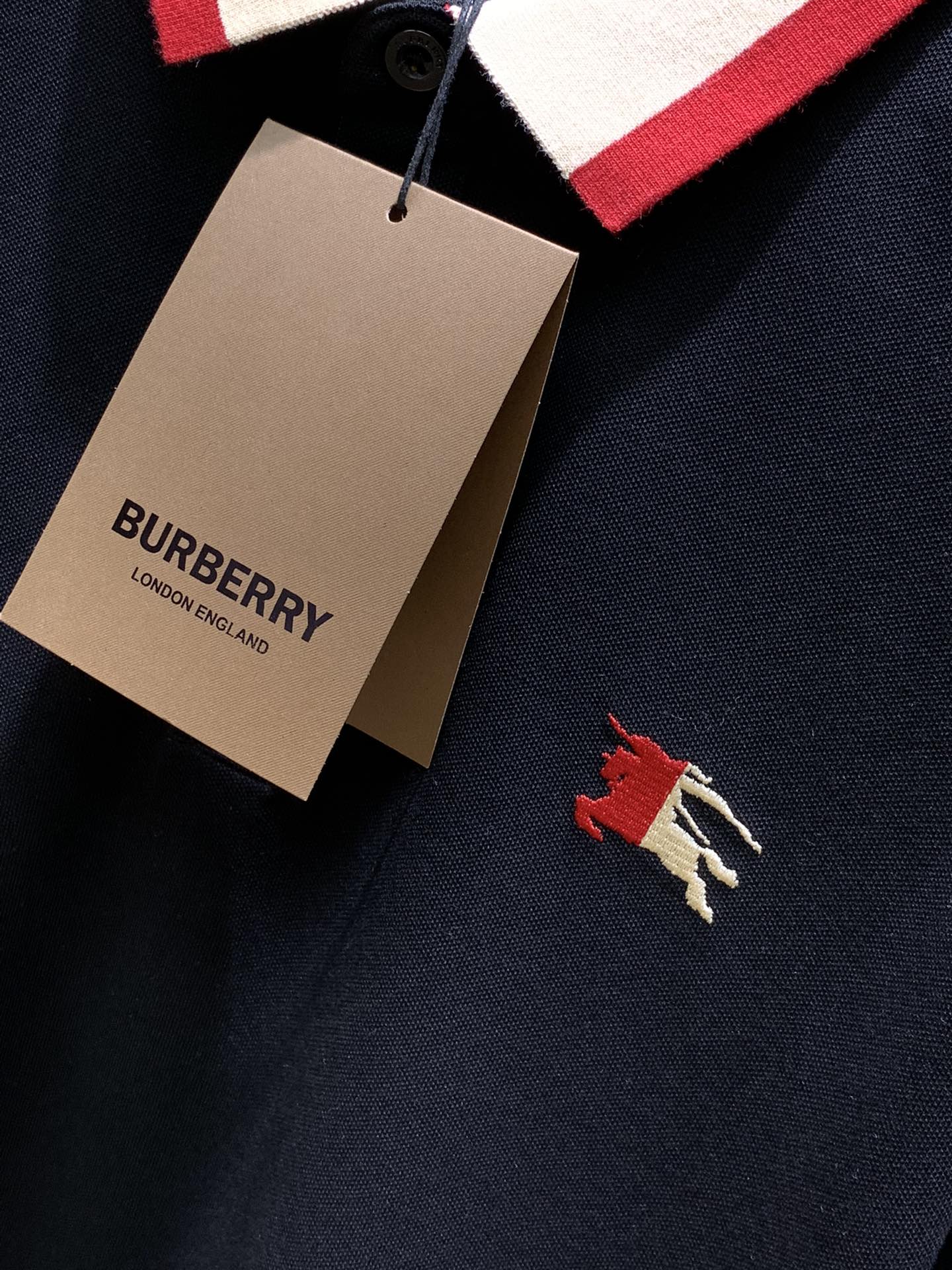 Burberry巴宝莉2024初夏最新品专柜同步有售原单狠货时尚休闲圆短袖Polo衫进口原版面料上身舒适
