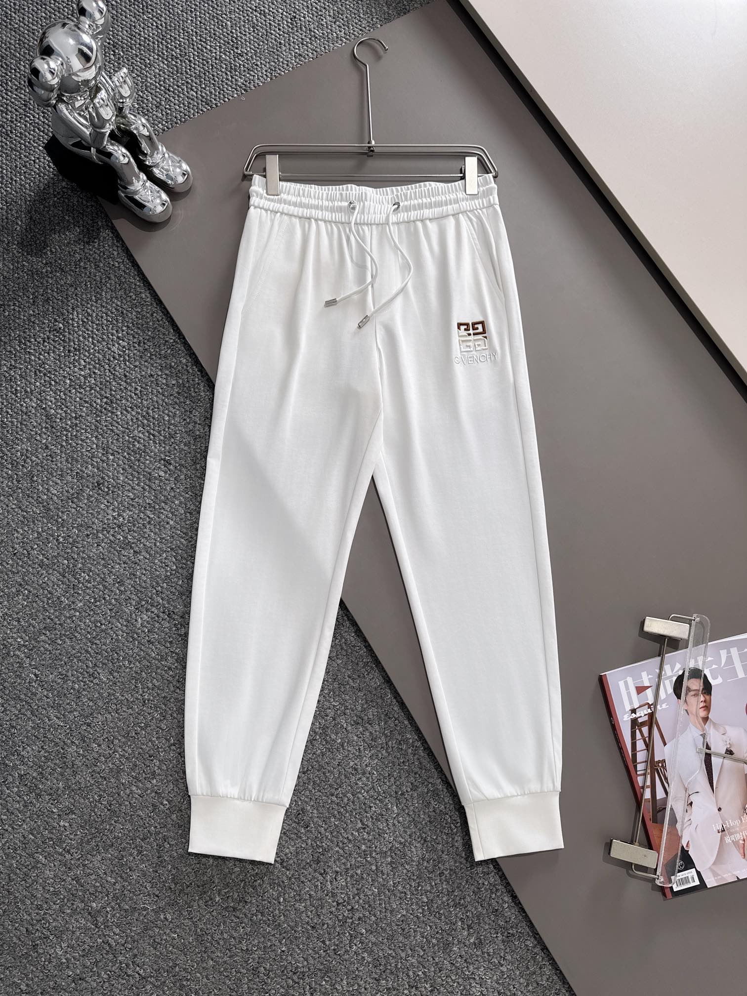 Nuevos pantalones casuales de primavera y verano de Givenchy 2024, pantalones casuales clásicos de los que nunca te can…