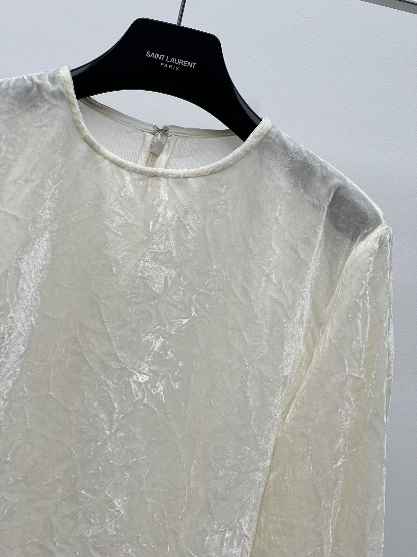 真丝丝绒套装选用真丝混纺面料制造复古金丝绒自带光泽感上身舒适有型精致慵懒sml