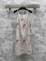 Chanel Clothing Dresses Tank Tops&Camis Printing Spring Collection Casual