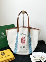 Goyard New
 Handbags Tote Bags Blue Brown Green Canvas Summer Collection Beach
