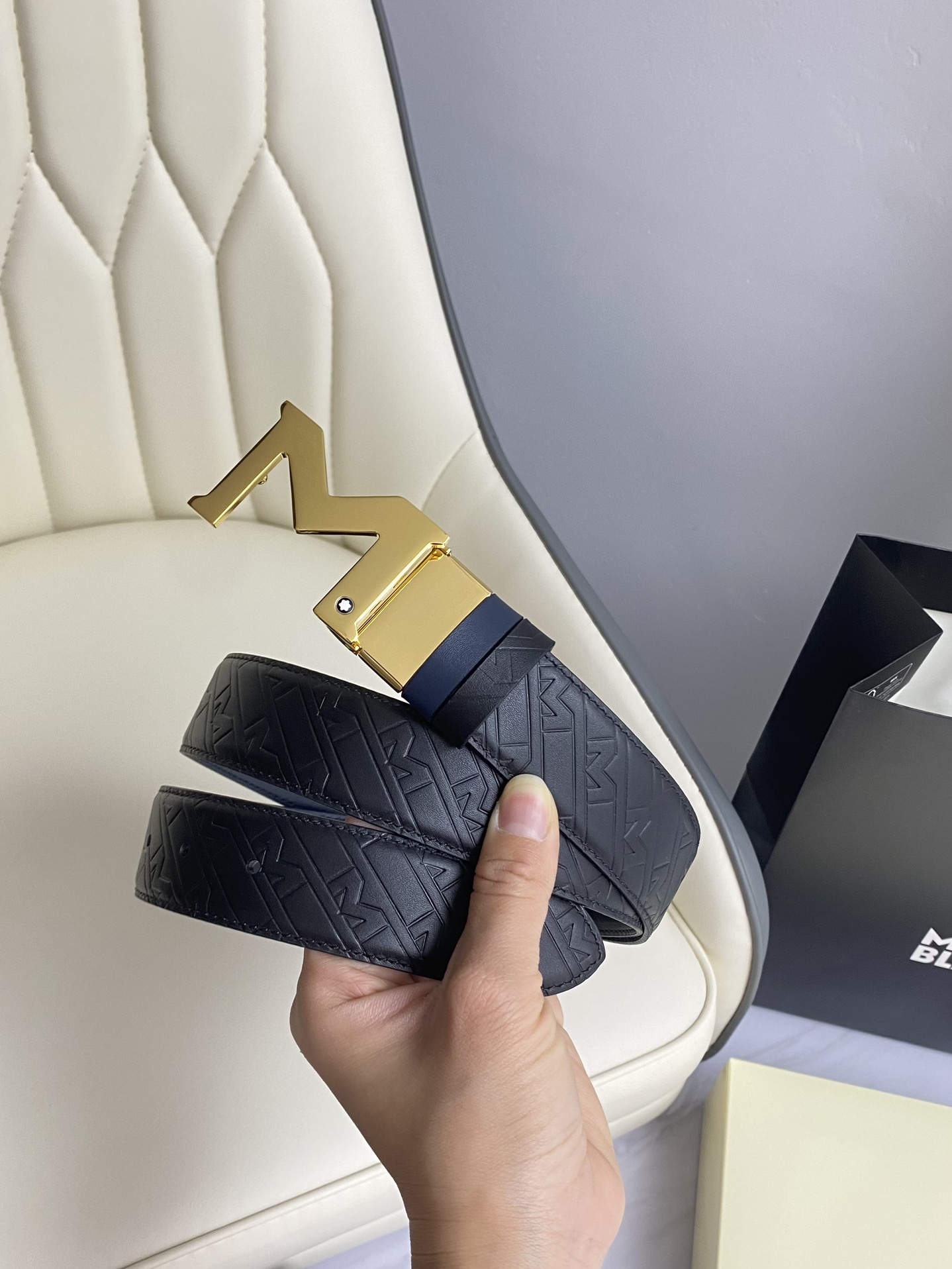Montblanc（万宝龙男） Style Leather Men's Belts Lookbook Reference image 2