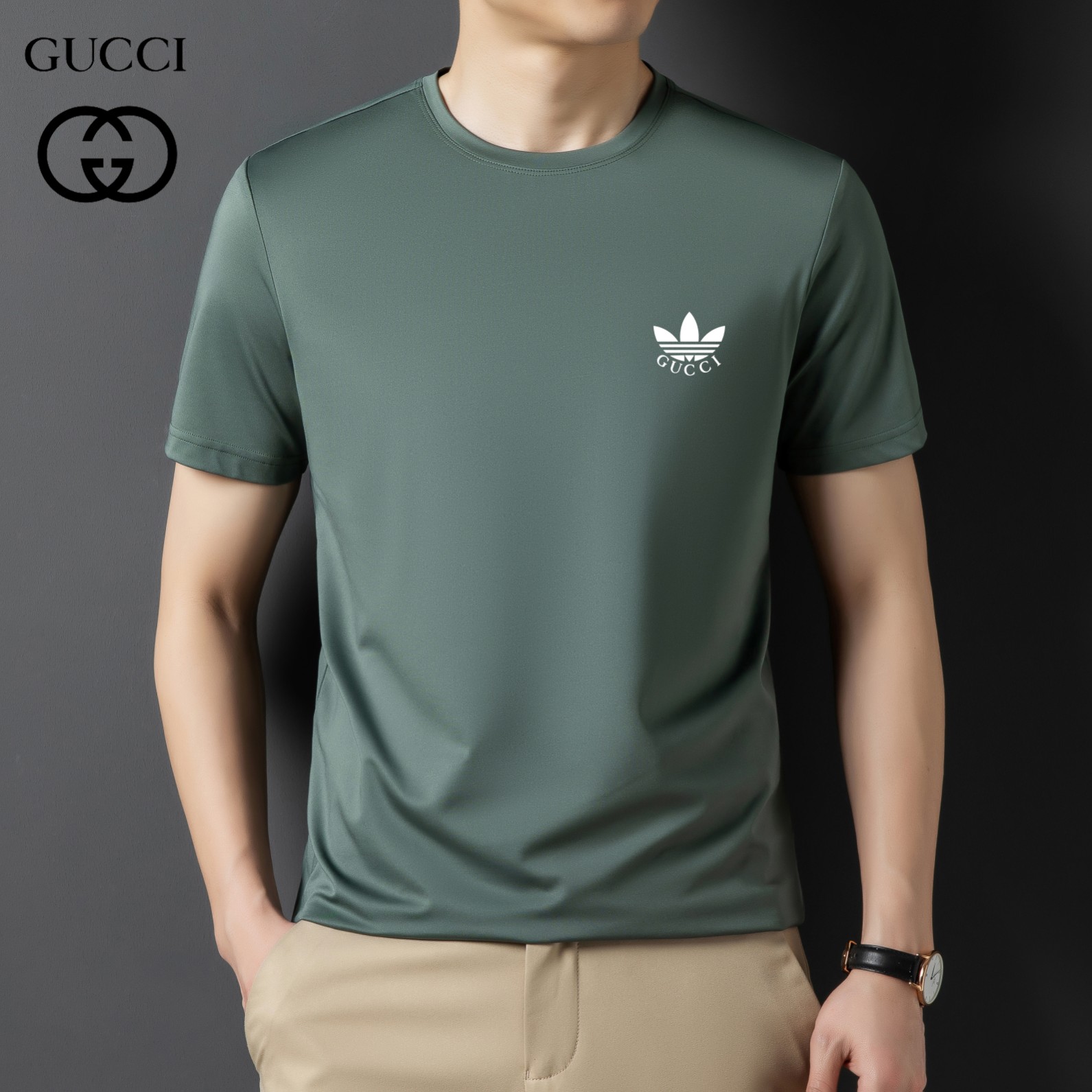 Gucci Kleidung T-Shirt Männer Sommerkollektion Kurzarm