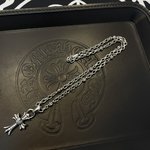 Chrome Hearts Top
 Jewelry Necklaces & Pendants Grey Set With Diamonds Unisex Vintage
