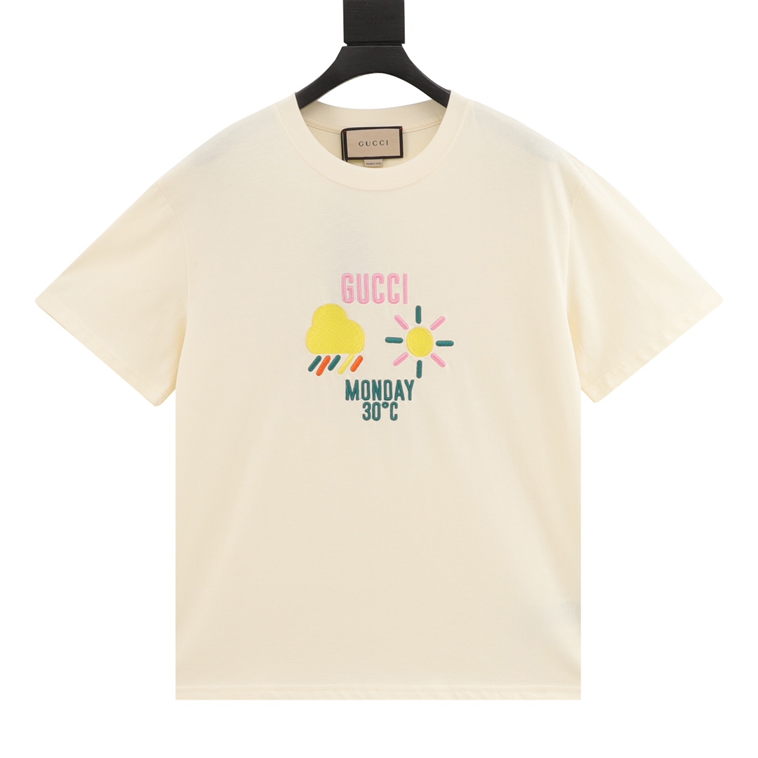 Gucci Odzież T-Shirt Bawełna Dzianiny Krótki rękaw