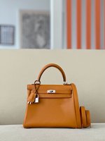 Wholesale 2023 Replica
 Hermes Kelly Handbags Crossbody & Shoulder Bags Silver Hardware Calfskin Cowhide