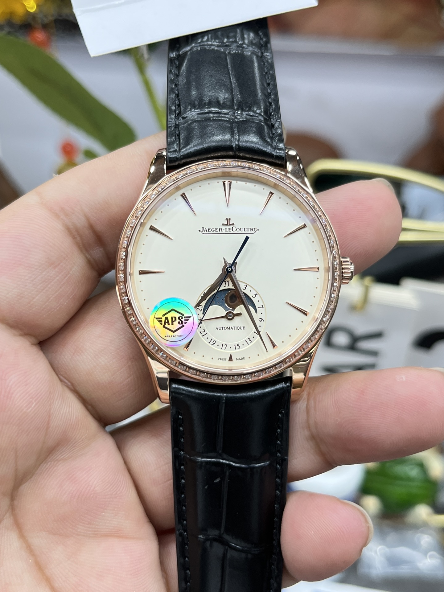 예거 르쿨트르 마스터 문페이즈 39mm 자동 925 레플리카 42947
