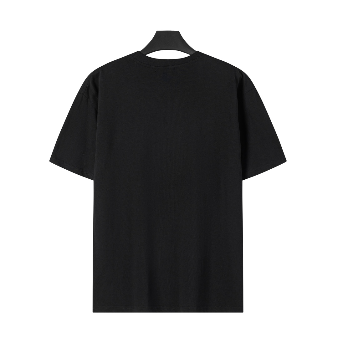 Prada PRADA普拉达2024ss新款皇冠字母logo刺绣短袖T恤