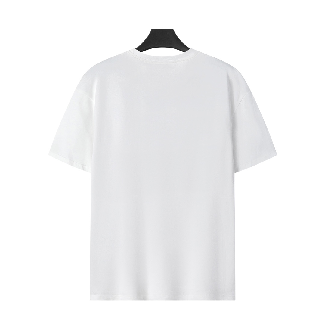 Prada PRADA普拉达2024ss新款皇冠字母logo刺绣短袖T恤