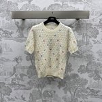 Chanel Clothing Shirts & Blouses Embroidery Knitting Wool