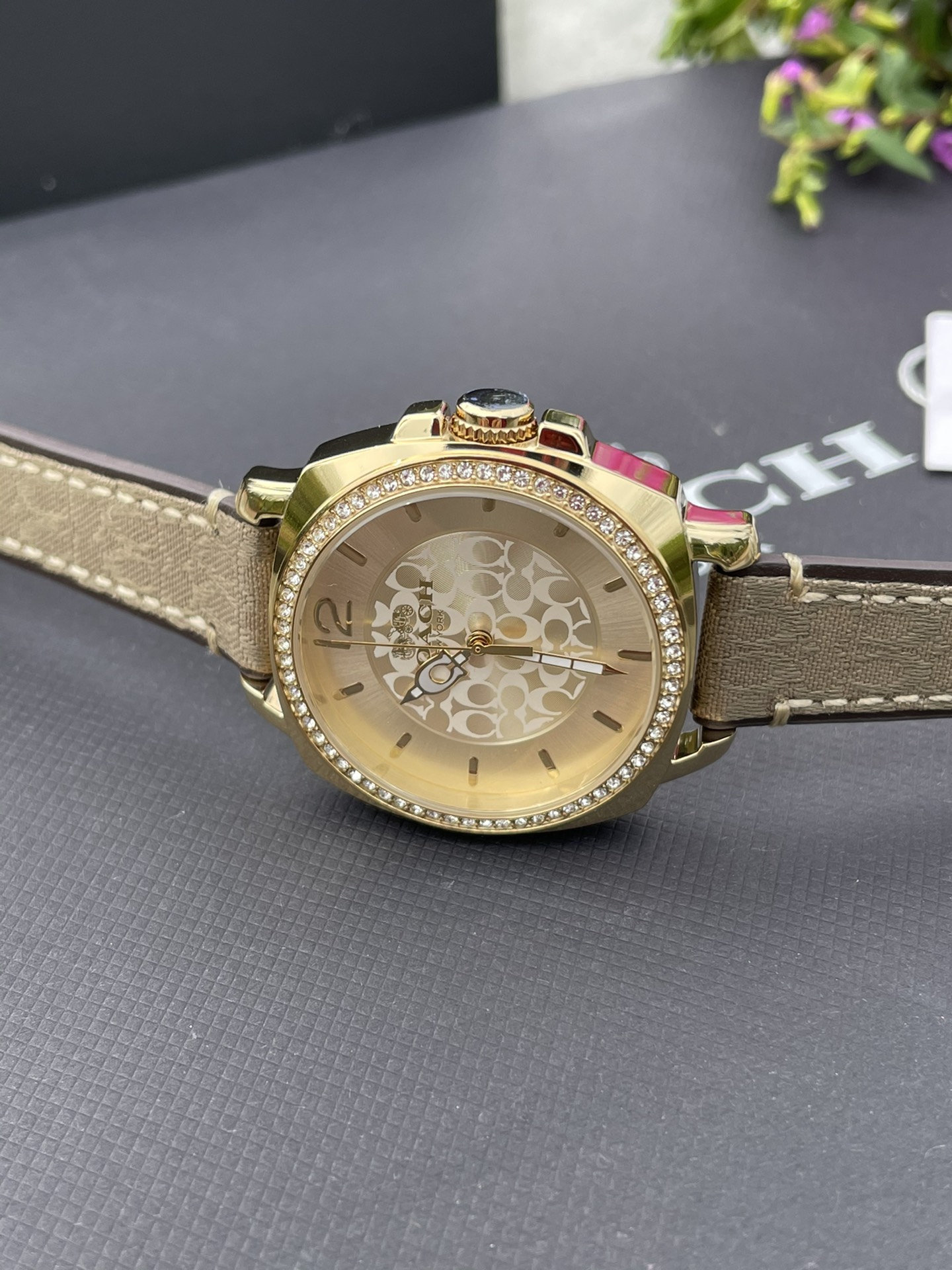 批💰190配盒
现货秒发🔥蔻驰新款时尚简约气质高雅轻奢镶钻方形三针女士石英腕表 多款选择！30米生活防水 尺寸：34MM。配专柜全套包装. 宝宝们可力推请认准独家品质！秒杀所有市场货！支持任何方式验货！欢迎各位老板甩单🌹🌹🌹