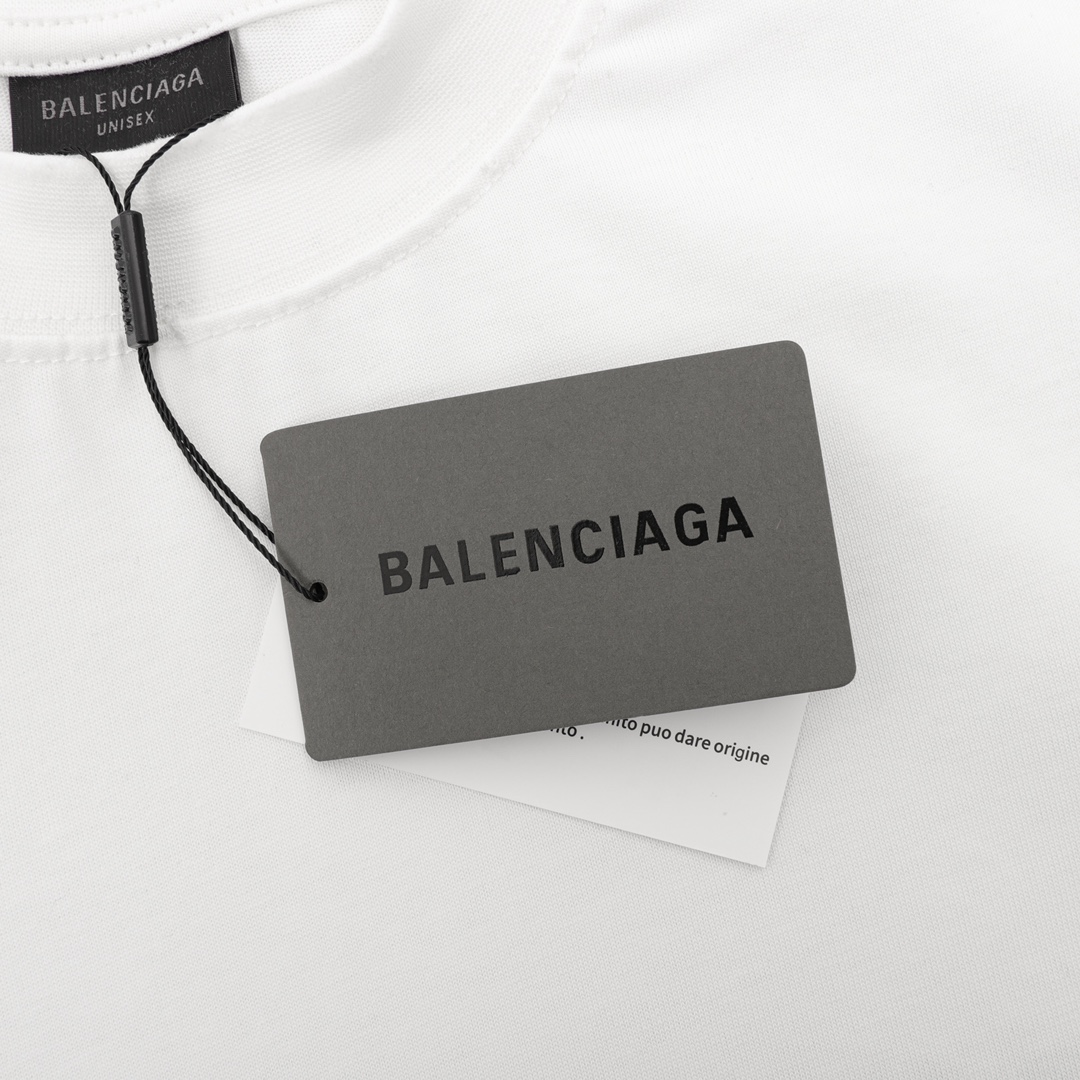 Balenciaga巴黎世家 前后虚化字母短袖T恤