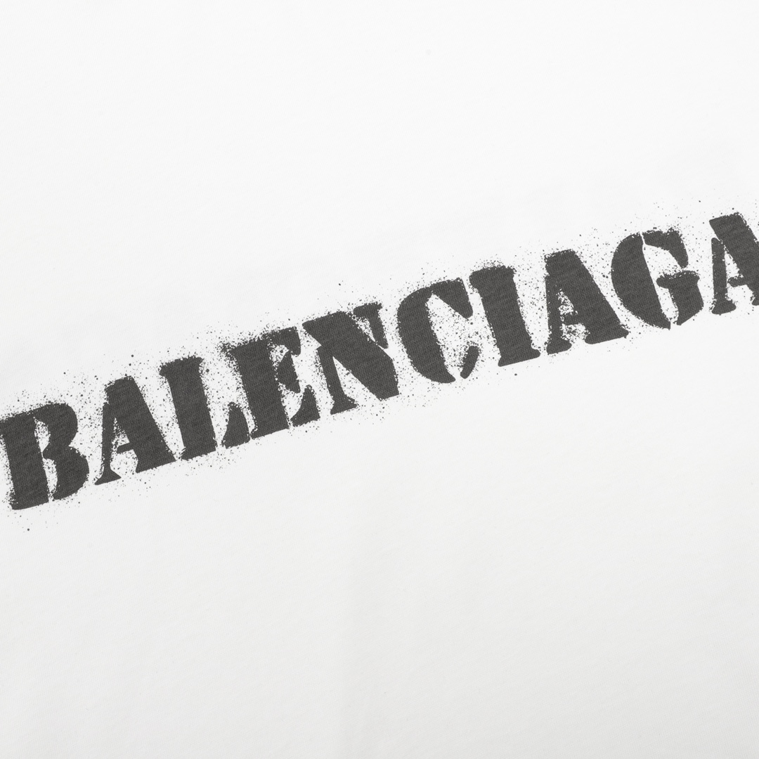 Balenciaga巴黎世家 前后虚化字母短袖T恤