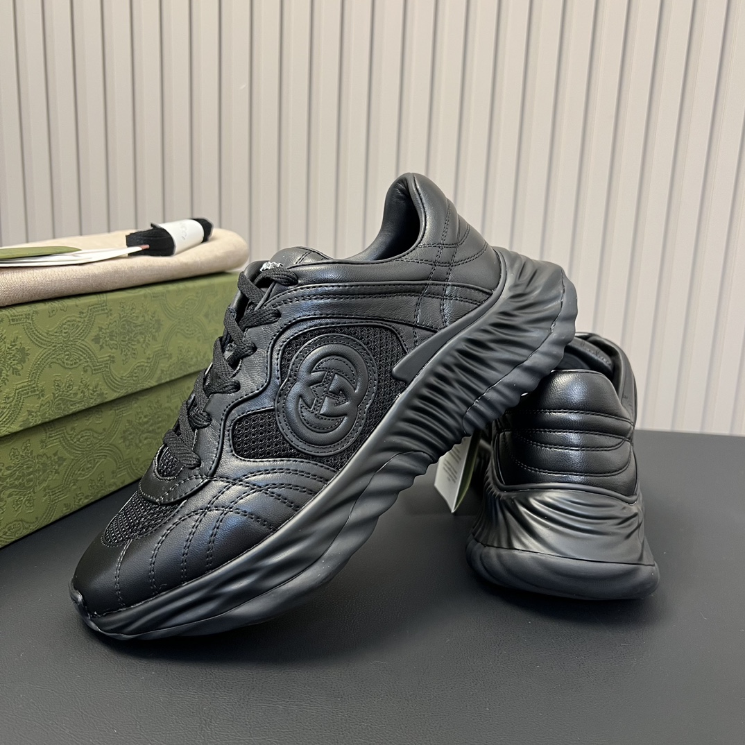 ‍❤️‍👨情侣款👣Gucci 👣Ripple系列运动鞋 7