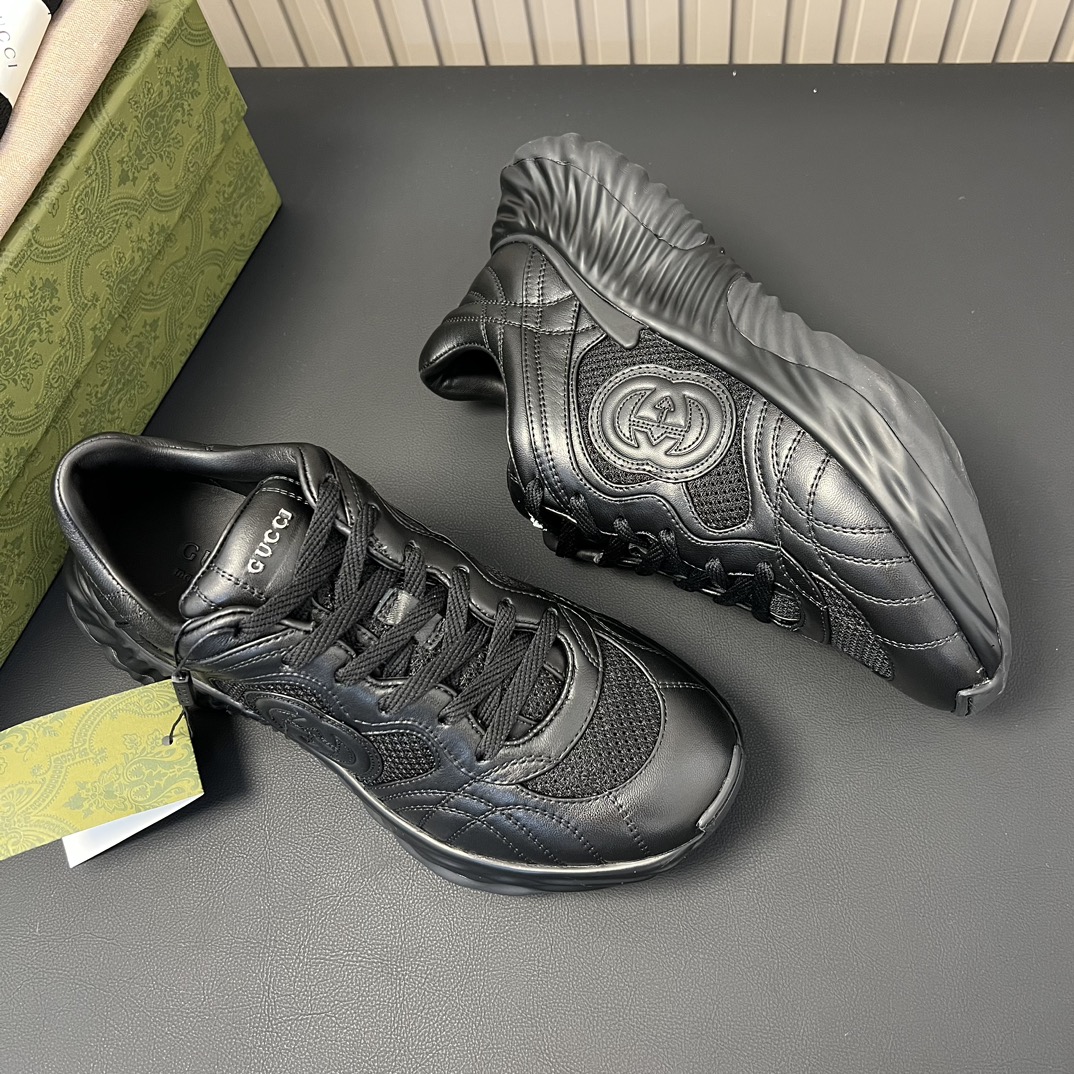 ‍❤️‍👨情侣款👣Gucci 👣Ripple系列运动鞋 4