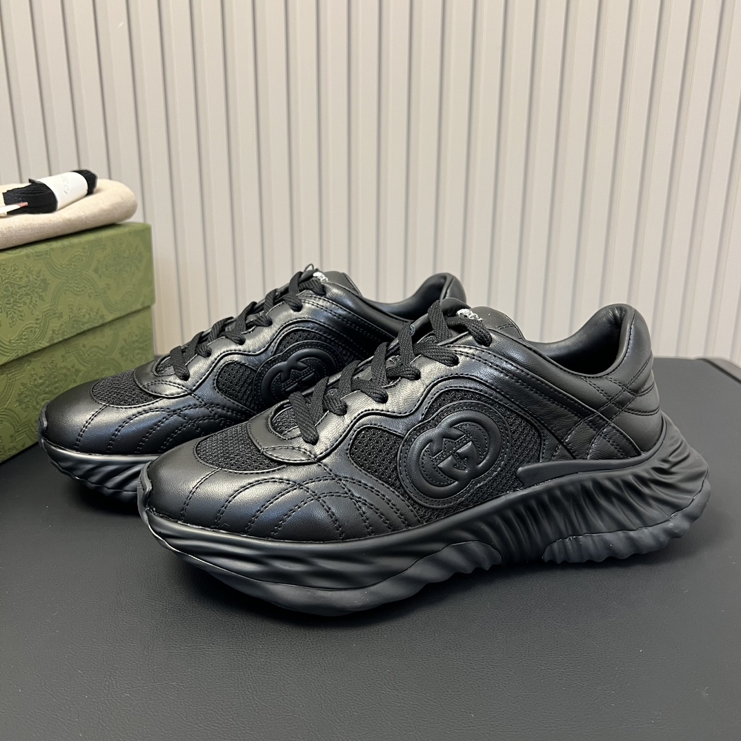 ‍❤️‍👨情侣款👣Gucci 👣Ripple系列运动鞋 3