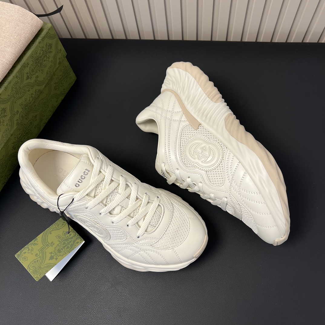 ‍❤️‍👨情侣款👣Gucci 👣Ripple系列运动鞋 4