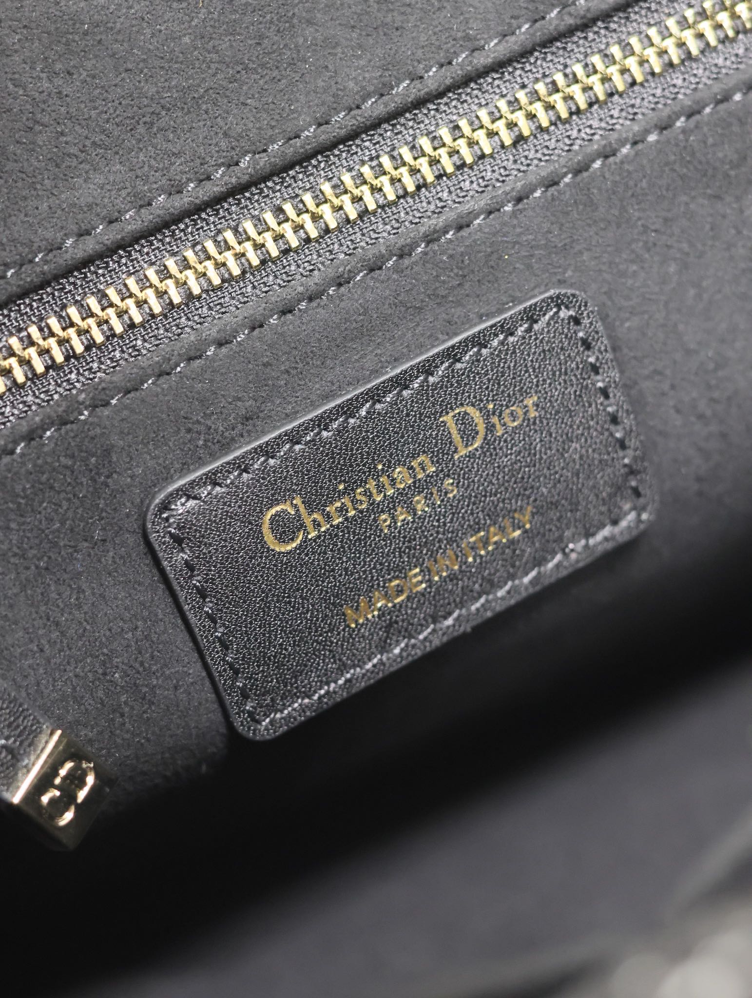 迪奥Dior顶级原厂手工亮点刺绣购物袋粗花黑布拼皮新尺寸配肩带Dio.rMiniBooktote复古又时