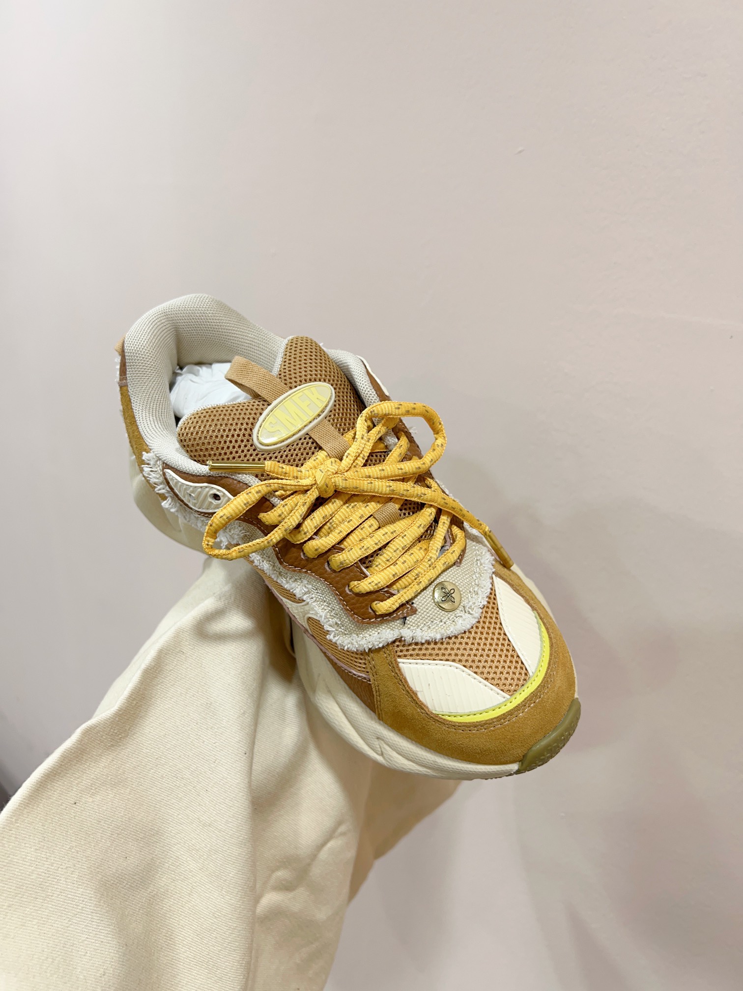 2024 SMF Quail Certified High-Quality Old Man’s Shoes with Zirconium Fabric - 图片 6