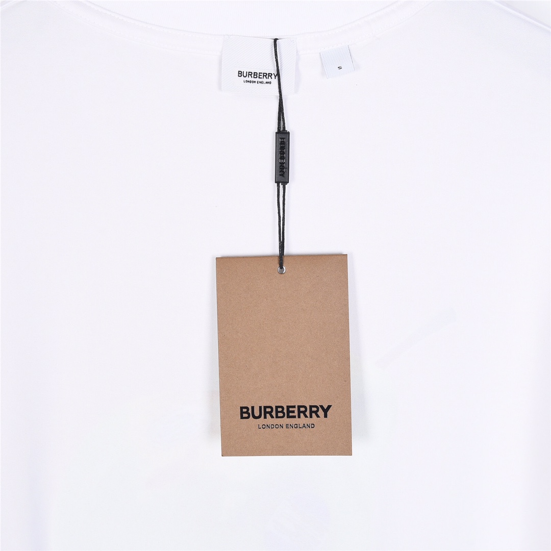 上新140 Burberry巴宝莉2024新款 后背鸭梨印花短袖T恤