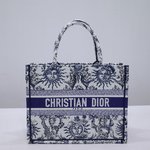 Dior Book Tote Buy
 Handbags Tote Bags Blue Navy White Embroidery