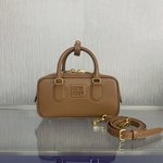 MiuMiu Handbags Crossbody & Shoulder Bags Gold Women Cowhide