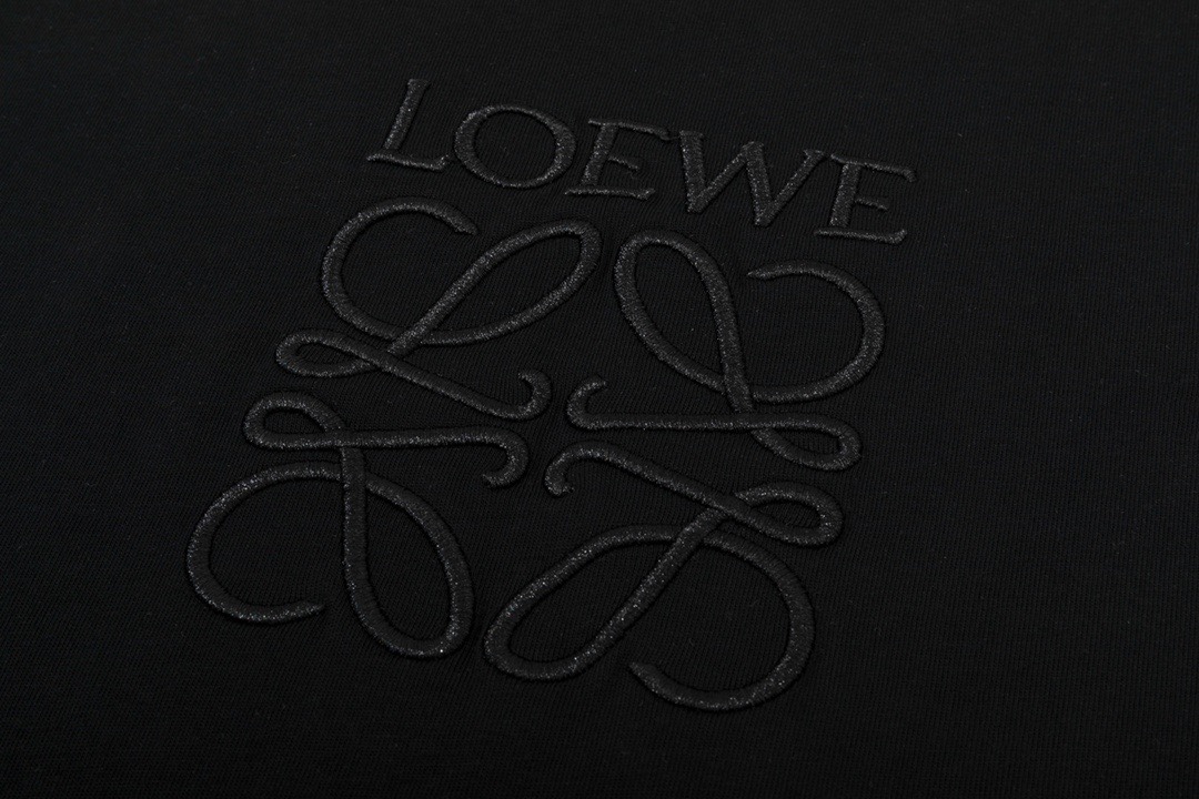 罗意威/Loewe 夏季 经典字母logo刺绣圆领短袖T恤