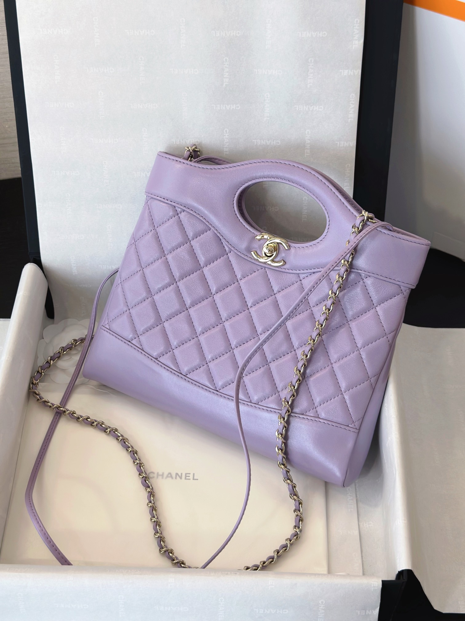 Chanel New
 Bags Briefcase Light Purple Casual
