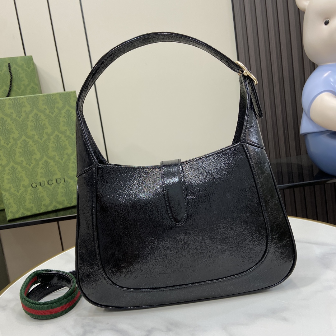 Gucci 漆皮 Jackie系列小号肩背包