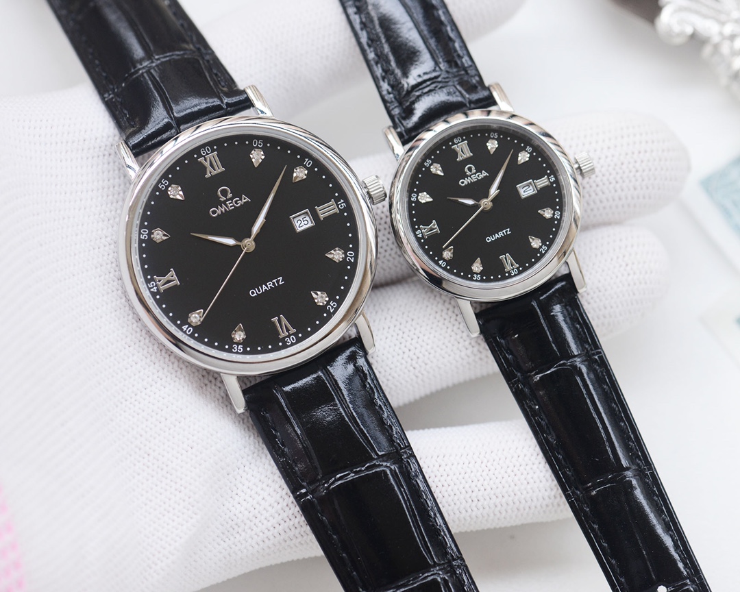 Omega-OMEGA Couple’s Wristwatch: White, Gold, Steel, Ceramic, Quality Assurance - 图片 4