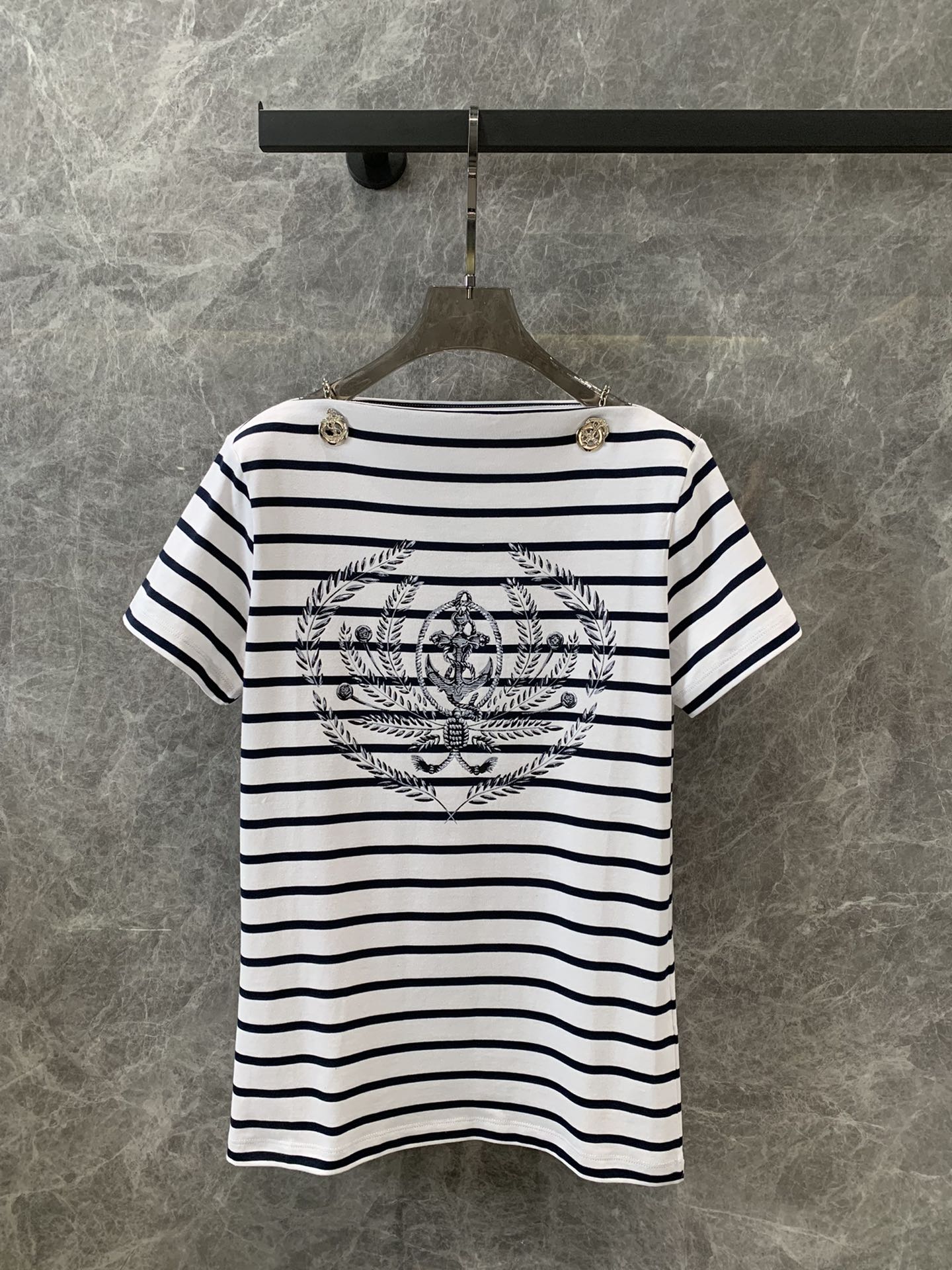 Louis Vuitton Clothing T-Shirt Printing Cotton Knitting Spring/Summer Collection Short Sleeve