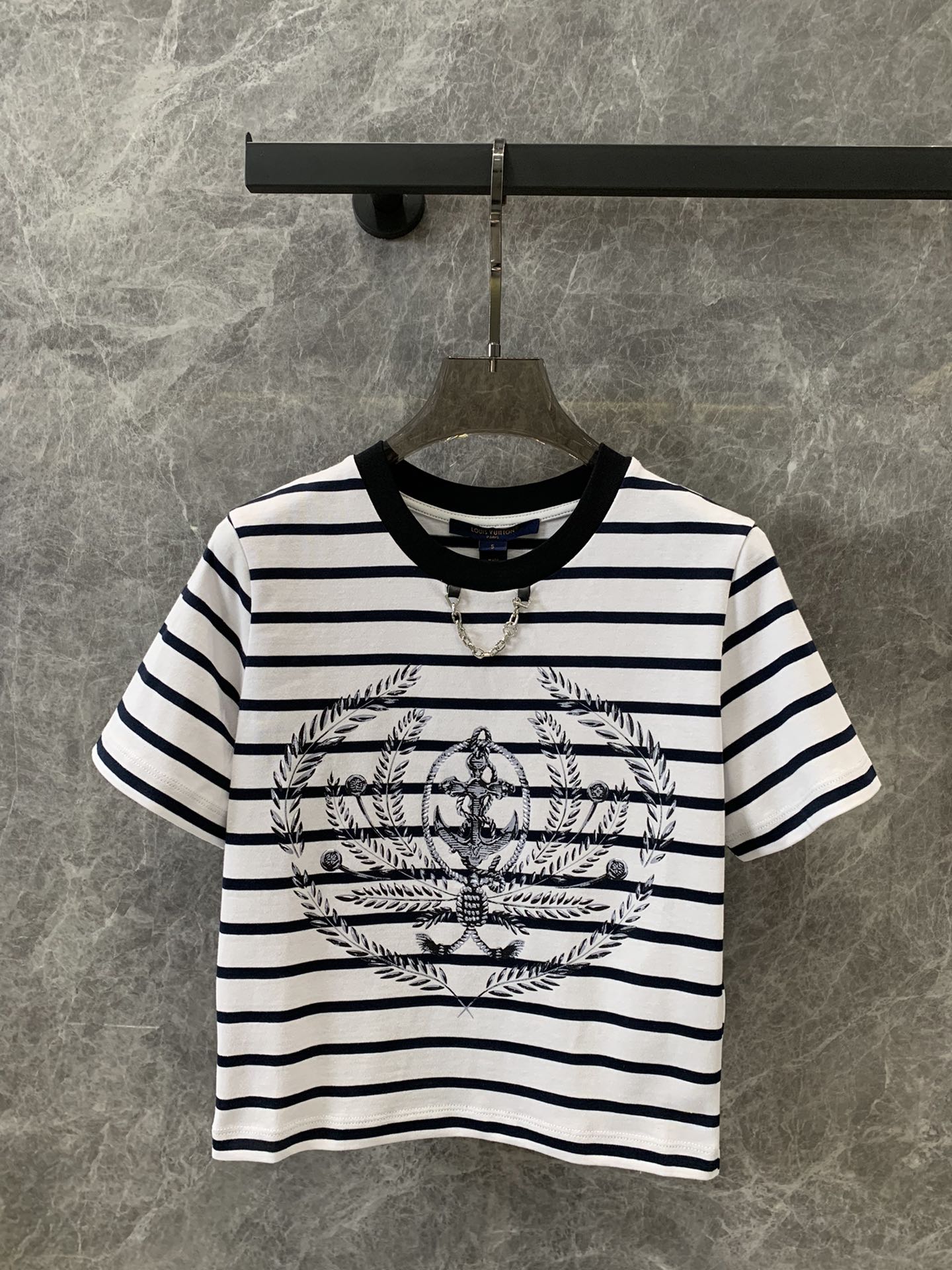 Louis Vuitton AAA
 Clothing T-Shirt website to buy replica
 Printing Cotton Spring/Summer Collection Short Sleeve