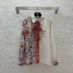 Dior Clothing Shirts & Blouses Printing Long Sleeve