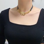 Balenciaga Jewelry Necklaces & Pendants Black Vintage Casual