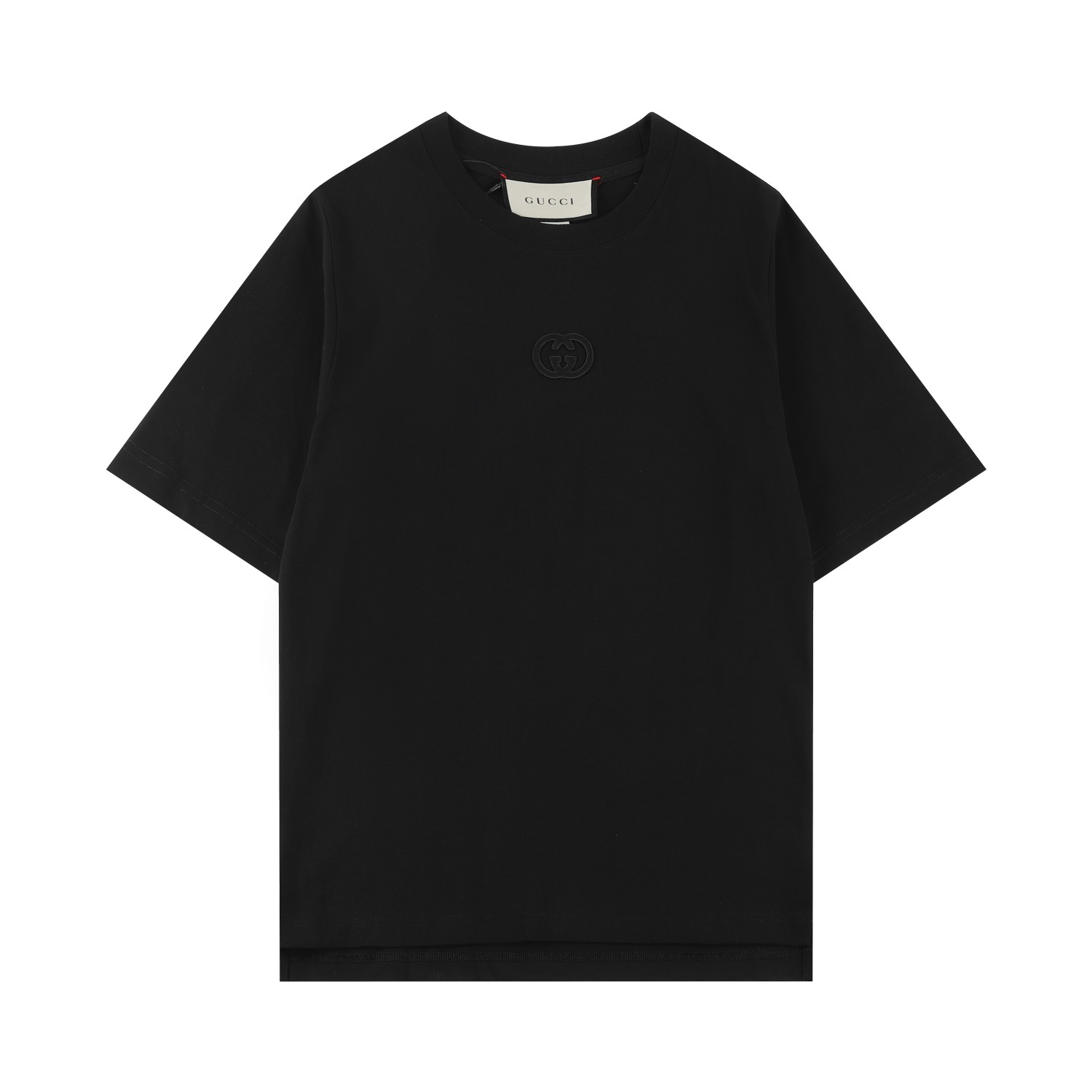 GUCC古*2024SS primavera/verano camiseta de manga corta nueva, bordado tridimensional doble G estilo Tajima, detalles per…