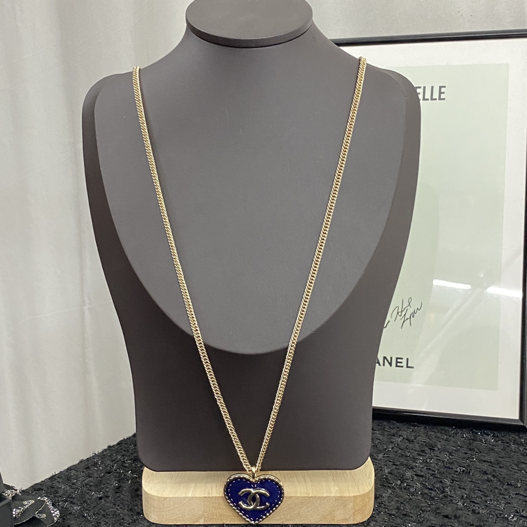 Chanel Jewelry Necklaces & Pendants Denim Vintage Casual