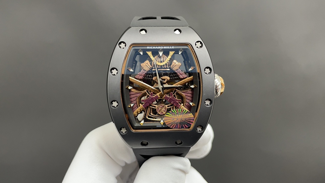 NO:151859,RXW's new all-in-one machine balance wheel arrives Richard Miller RM 47 all-in-one flywheel black warrior watch is stunningly released, combined with excellent watchmaking technology ceramic watches,19860909RXW新品一体机摆轮到货 理查德米勒 RM 47 一体机飞轮黑武士腕表惊艳问世,结合卓越的 制表工艺 陶瓷腕表,,Watch