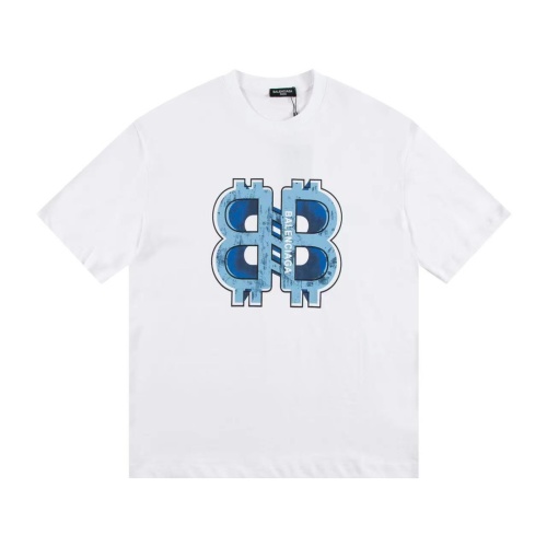 Balenciaga 24' Double B Graphic Print Cotton T-Shirt Unisex 1 Balenciaga 24' Double B Graphic Print Cotton T-Shirt Unisex
