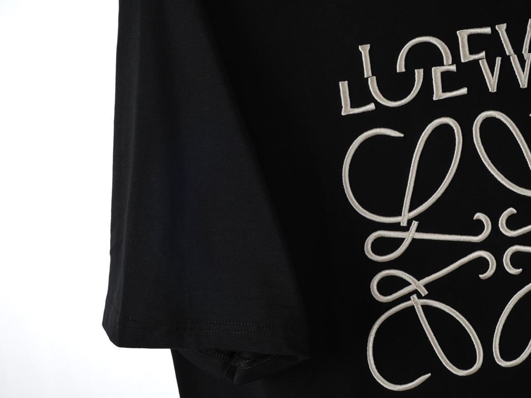 Loewe LOEWE|罗意威 24SS错位LOGO刺绣短袖