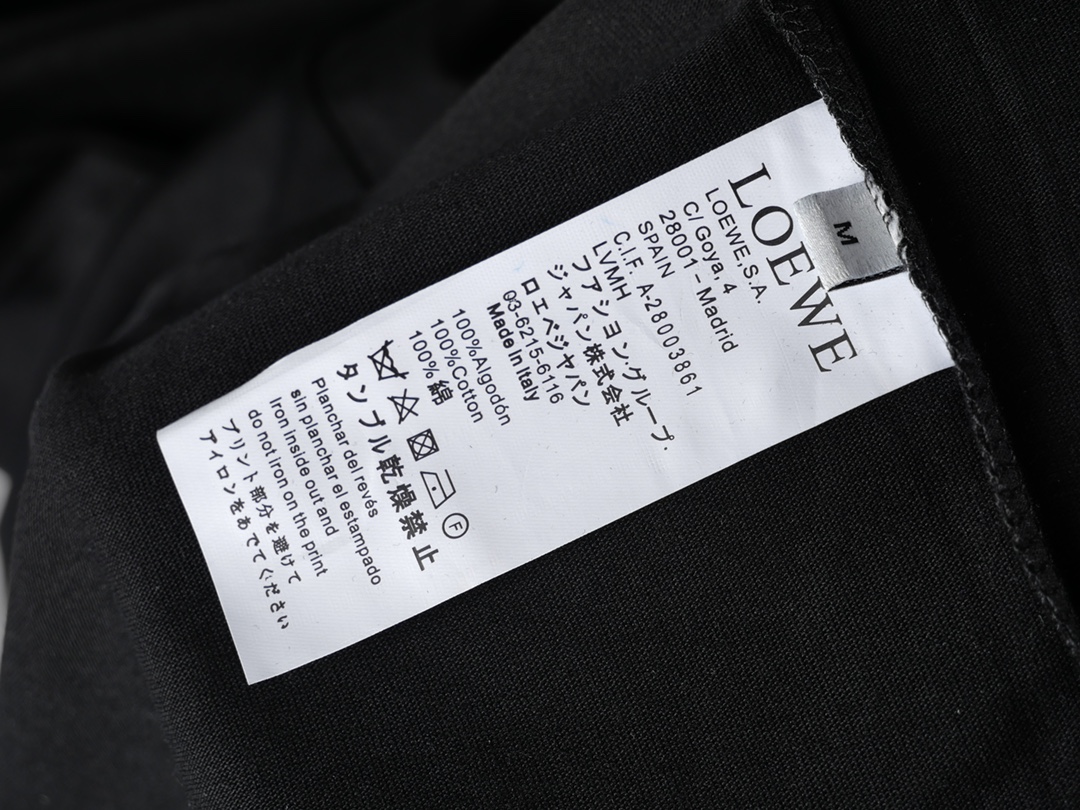 Loewe LOEWE|罗意威 24SS错位LOGO刺绣短袖