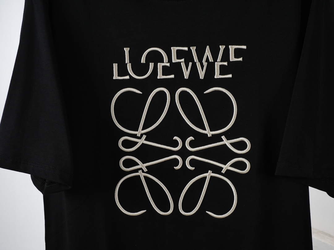 Loewe LOEWE|罗意威 24SS错位LOGO刺绣短袖